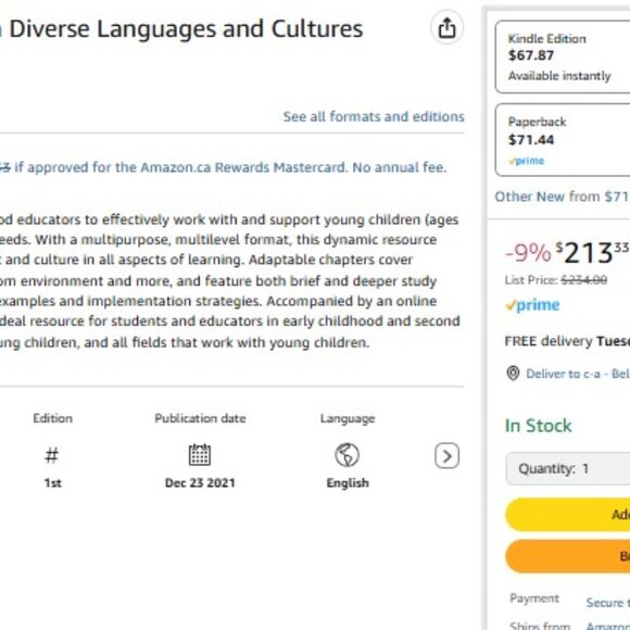 Educating Young Children with Diverse Languages and Cultures by Karen N. Nemeth - Picture 2 of 2